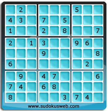 Sudoku von mittelmässiger höhe