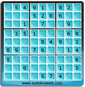 Sudoku von einfacher höhe