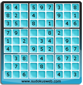 Sudoku de Nivel Muy Fácil