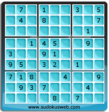 Sudoku von mittelmässiger höhe