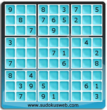 Sudoku von mittelmässiger höhe