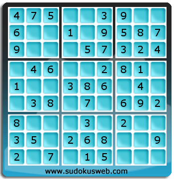 Nivel Muito Facil de Sudoku