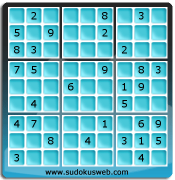 Sudoku von mittelmässiger höhe