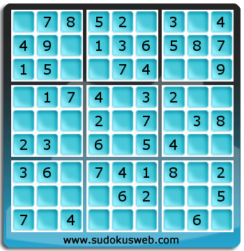 Nivel Muito Facil de Sudoku