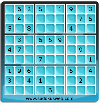 Sudoku von mittelmässiger höhe