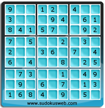 Sudoku de Nivell Molt Fàcil Sudoku de Nivell Molt Fàcil