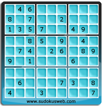 Sudoku von mittelmässiger höhe