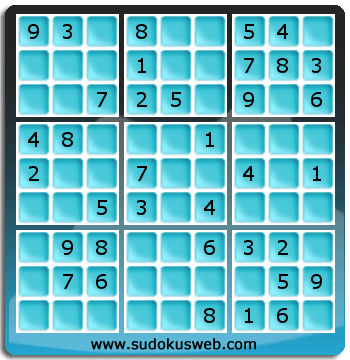 Sudoku von einfacher höhe