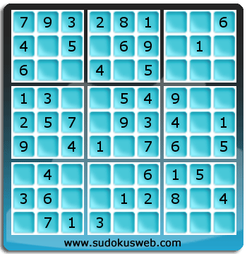 Sudoku de Nivell Molt Fàcil Sudoku de Nivell Molt Fàcil