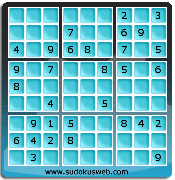 Sudoku von mittelmässiger höhe