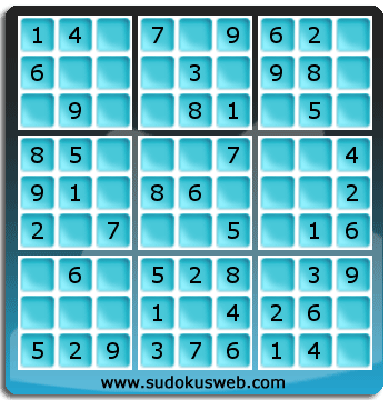 Sudoku de Nivel Muy Fácil