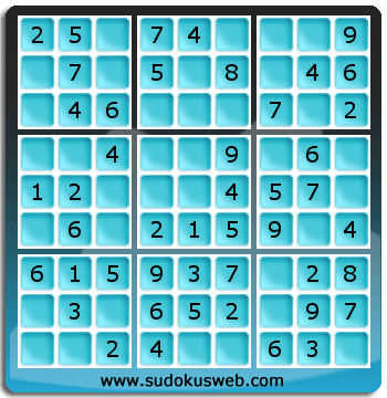 Sudoku de Niveau Très Facile