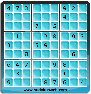 Sudoku von mittelmässiger höhe