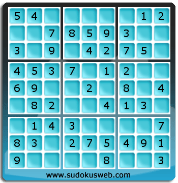 Sudoku de Nivel Muy Fácil