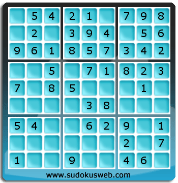 Sudoku von sehr einfacher höhe