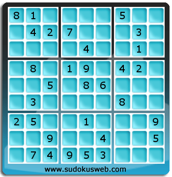 Sudoku von mittelmässiger höhe