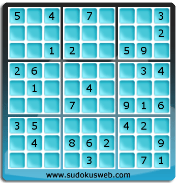 Sudoku von mittelmässiger höhe