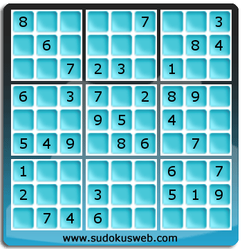 Sudoku von einfacher höhe