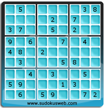 Sudoku von mittelmässiger höhe