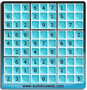 Nivel Muito Facil de Sudoku