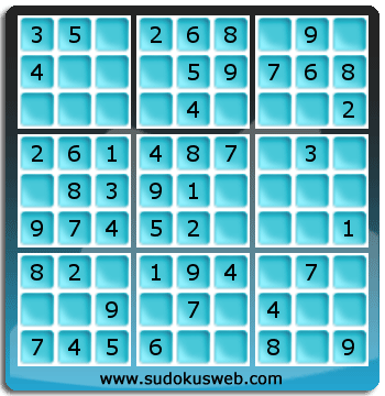 Sudoku de Nivel Muy Fácil