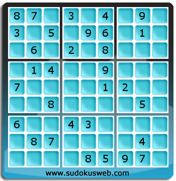 Sudoku von mittelmässiger höhe