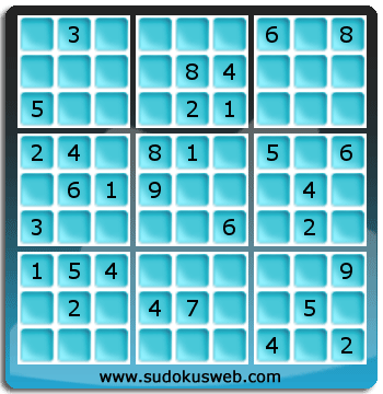 Sudoku von mittelmässiger höhe