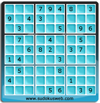 Sudoku von mittelmässiger höhe