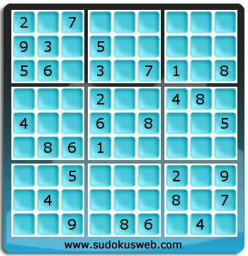 Sudoku von mittelmässiger höhe