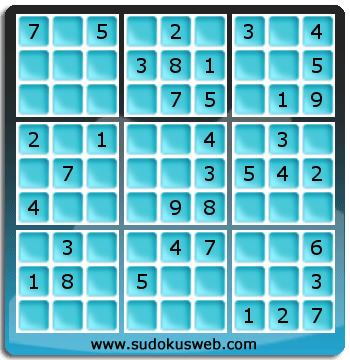 Sudoku von einfacher höhe