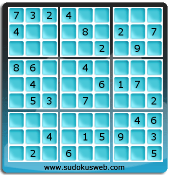 Sudoku von mittelmässiger höhe