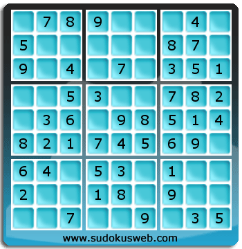 Sudoku de Nivel Muy Fácil