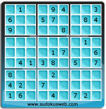 Sudoku von mittelmässiger höhe