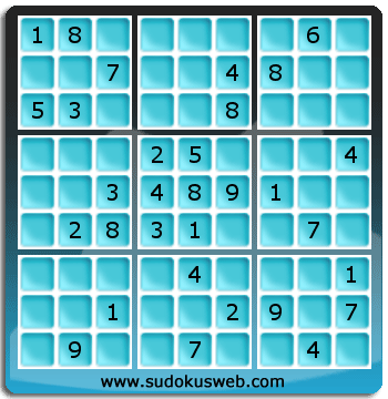 Sudoku von mittelmässiger höhe