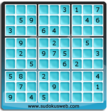 Sudoku von mittelmässiger höhe