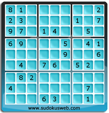 Sudoku von mittelmässiger höhe