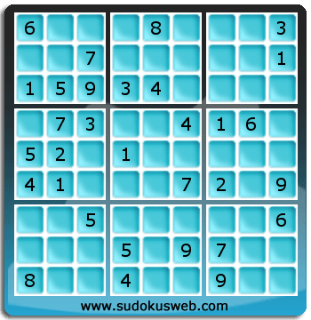 Sudoku von mittelmässiger höhe