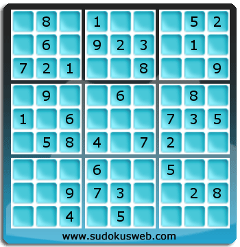 Sudoku von einfacher höhe