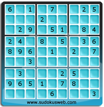 Sudoku von einfacher höhe