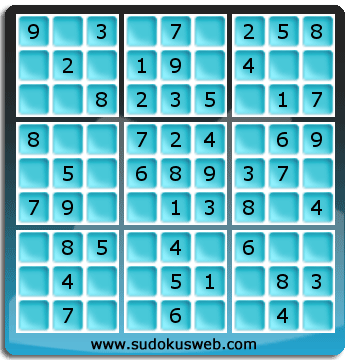 Sudoku de Nivel Muy Fácil