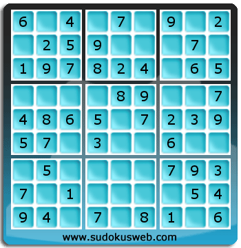 Sudoku de Niveau Très Facile