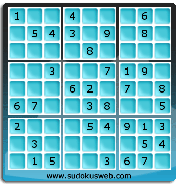 Sudoku von einfacher höhe