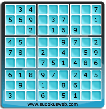 Nivel Muito Facil de Sudoku