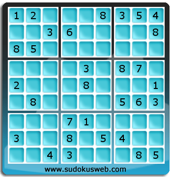 Sudoku von mittelmässiger höhe