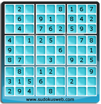 Nivel Muito Facil de Sudoku