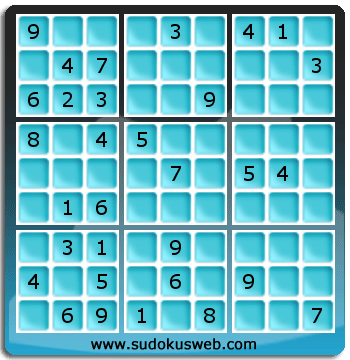 Sudoku von mittelmässiger höhe