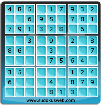 Sudoku von sehr einfacher höhe