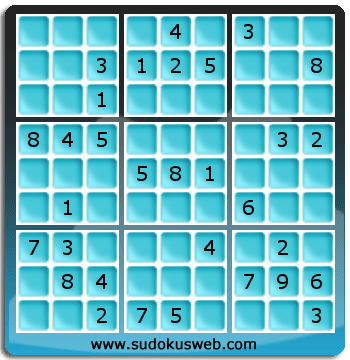 Sudoku von mittelmässiger höhe