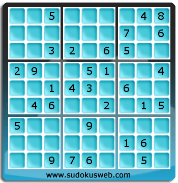 Sudoku von mittelmässiger höhe