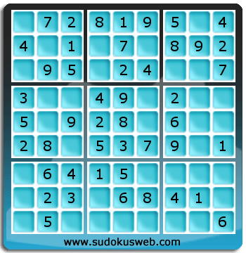 Sudoku von sehr einfacher höhe